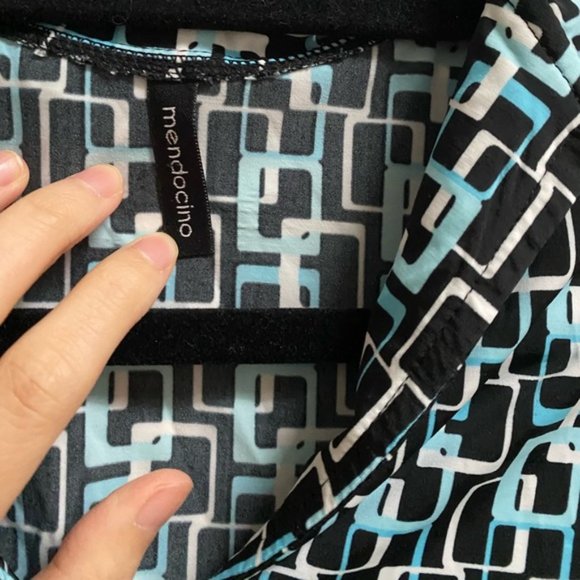 Vintage Mendocino Patterned Collared Shirt - Picture 6 of 6